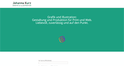 Desktop Screenshot of johannakurz.com
